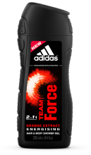 Gel de banho Team Force 250 ml