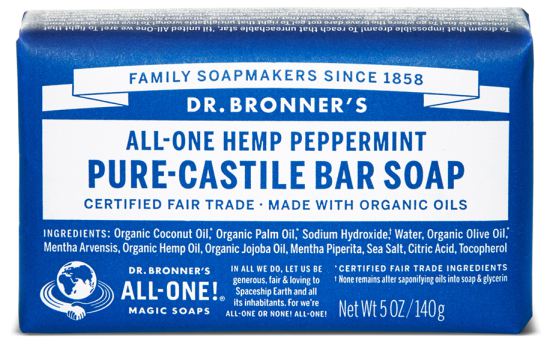 Dr. Bronner's Sabonete em barra 140 g