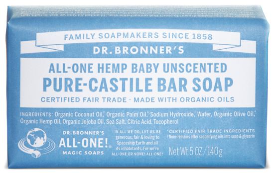 Dr. Bronner's Sabonete em barra 140 g