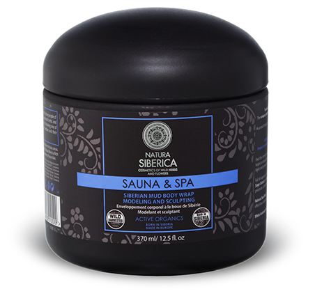 Natura Siberica Envolvimento de lama corporal anticelulite siberiano Krous 370 ml.