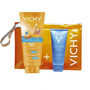 Pacote de leite solar Capital Soleil 300 ml + Aftersun 100 ml Pacote de leite solar Capital Soleil 300 ml + Aftersun 100 ml