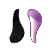 Detangler escova cabelo cromo roxo