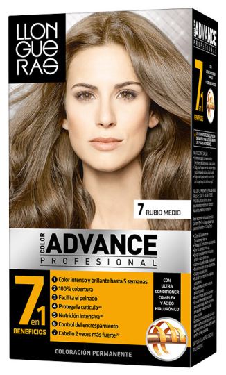 Cor Advance Hair Color # 7-Loiro Médio Cor Advance Hair Color # 7-Loiro Médio