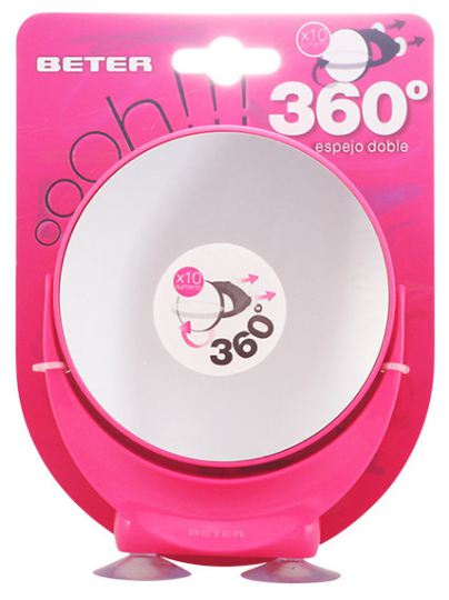 Oooh!!! 360º Duplo espelho macro com ventosas x10 Oooh!!! 360º Duplo espelho macro com ventosas x10