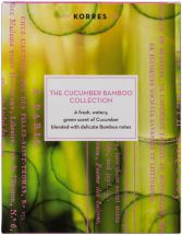 Conjunto de bambu de pepino 2019 com gel de banho e leite corporal