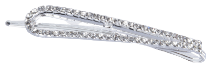Bifull Grampos de cabelo decorados com gotas de diamantes