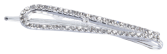 Grampos de cabelo decorados com gotas de diamantes Grampos de cabelo decorados com gotas de diamantes
