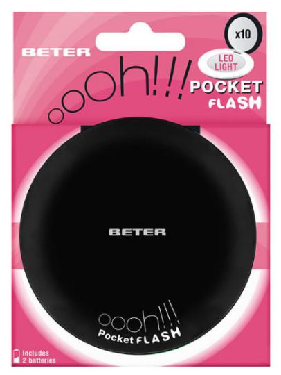 Beter Ohh! Pocket Flash com Amplia&ccedil;&atilde;o de Luz e Preto