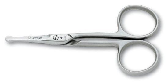 Tesoura de Nariz Reto de A&ccedil;o Inoxid&aacute;vel 4 "