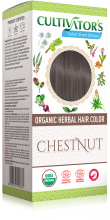 Tintura de Cabelo Org&acirc;nica com Ervas Castanhas 100 gr