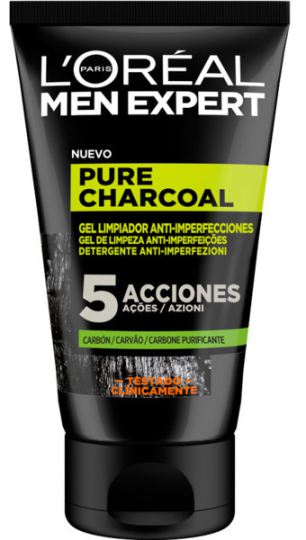 Men Expert Pure Charcoal Gel de Limpeza de Carvão Puro 100 ml