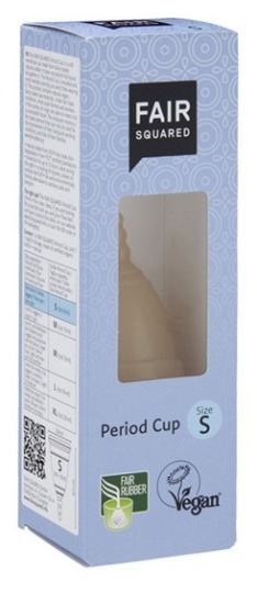 Fair Squared Copo Mestrual de L&aacute;tex Natural tamanho S 8 ml