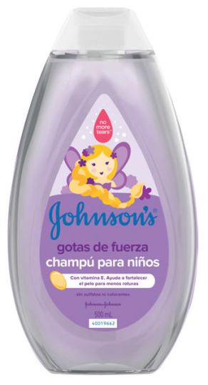 Johnson's Champ&ocirc; para crian&ccedil;as Drops Strength 500 ml