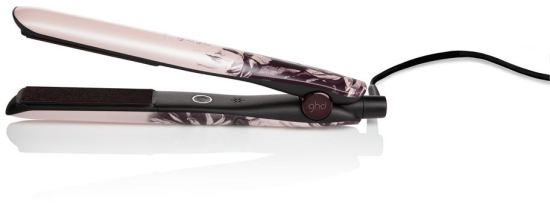 Tinta de Ouro Styler Sobre o Ferro de Coleção de Cabelo Rosa Tinta de Ouro Styler Sobre o Ferro de Coleção de Cabelo Rosa