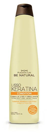 Be Natural Lisso Keratina Condicionador 350 ml