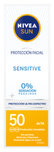 Protecção solar facial sensível aos UV 50 fp + 50 ml