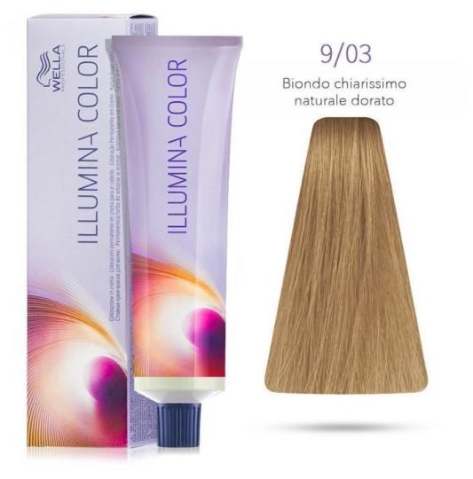 Illumina Color 9.03 louro muito claro Dourado intenso 60 ml Illumina Color 9.03 louro muito claro Dourado intenso 60 ml