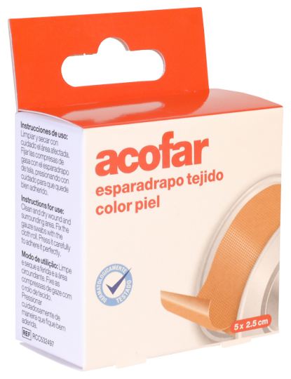 Tecido de Gesso Cor Pele 5x2,5 cm