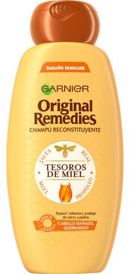 Rem&eacute;dios originais Treasures of Honey Shampoo cabelos danificados 600 ml