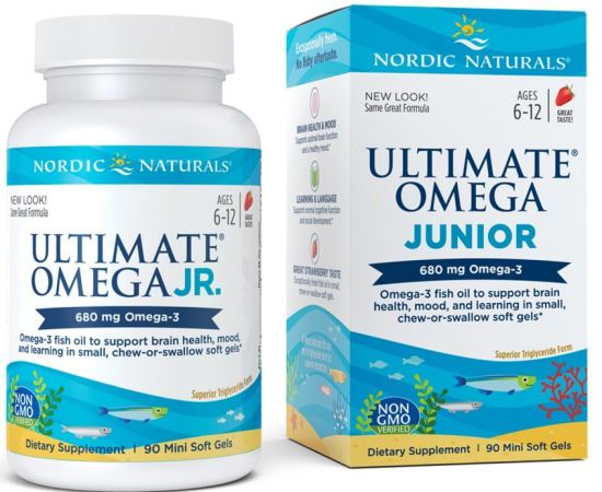 Ultimate Omega Junior 680 mg 90 Cápsulas