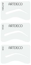 Modelos de sobrancelha em 3 formas diferentes