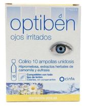 Optiben para Olhos Irritados Eye Droplet 10 Ampolas Optiben para Olhos Irritados Eye Droplet 10 Ampolas