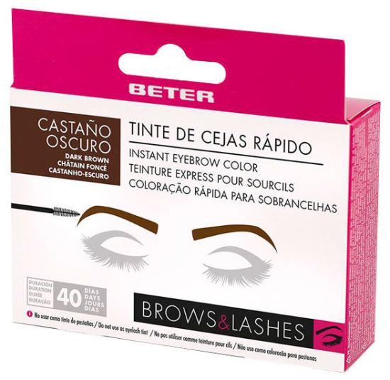 Sobrancelha escura instant&acirc;nea sobrancelha tonalidade #DarkBrown