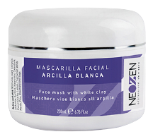 M&aacute;scara facial de argila branca 200 ml