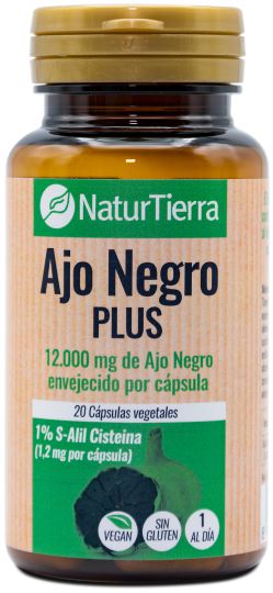 Alho Preto 20 cápsulas vegetais Alho Preto 20 cápsulas vegetais