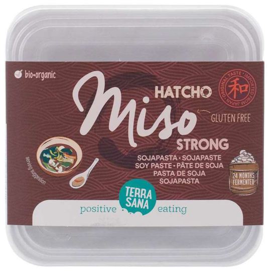 Hatcho Miso Pasta de Soja Forte Não pasteurizada Hatcho Miso Pasta de Soja Forte Não pasteurizada