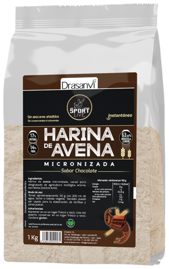 Drasanvi Chocolate Sport Live Aveia 1 kg