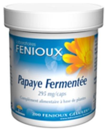 Cápsulas de papaia fermentada 200 Cápsulas de papaia fermentada 200