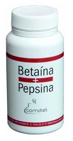 Betaína + Pepsina 550 60 cápsulas Betaína + Pepsina 550 60 cápsulas
