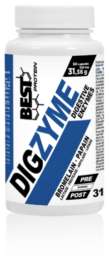Best Protein Digzyme 60 C&aacute;psulas 526 mg No Taste