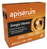 Frascos Apiserum Energia VitaMax 18 Frascos Apiserum Energia VitaMax 18