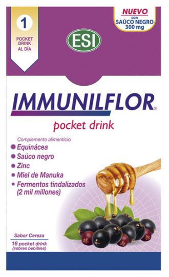 Bebida de bolso Immuniflor 16 envelopes Bebida de bolso Immuniflor 16 envelopes