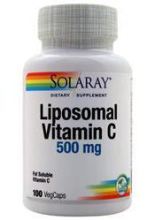 Vitamina C lipossomal 500 mg 100 cápsulas vegetais