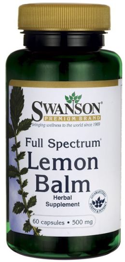 Bálsamo de Limão Full Spectrum 500 mg 60 Cápsulas