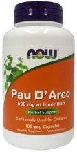 Pau D&#39;Arco 500 mg 100 Cápsulas