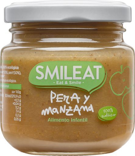 Jarro Pequeno de Pêra e Maçã Orgânica 130 gr