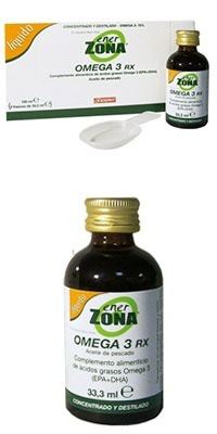 Omega 3 Rx 3Frascos 33ml. Zona Ener Omega 3 Rx 3Frascos 33ml. Zona Ener