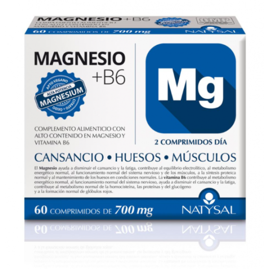 Magnésio + B6 60 comprimidos Magnésio + B6 60 comprimidos
