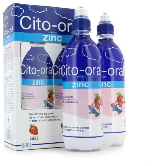 Cito Oral Junior Zinco Morango 2X500 ml Cito Oral Junior Zinco Morango 2X500 ml