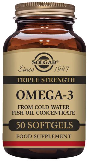 Solgar Omega 3 Triple Concentraci&oacute;n 50 C&aacute;psulas Blandas