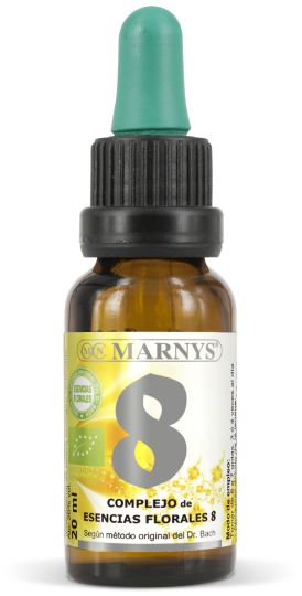 Marnys F&oacute;rmula 8 Complexo de Flores Org&acirc;nicas F&oacute;rmula 8 Daring-Dosagem 20 ml