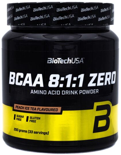 BCAA 8:1:1 Zero peach ice tea 250 gr BCAA 8:1:1 Zero peach ice tea 250 gr