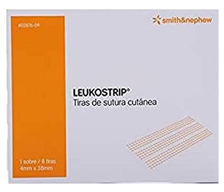 Tiras de sutura cutânea Leukostrip 4X76mm Tiras de sutura cutânea Leukostrip 4X76mm