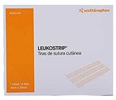 Tiras de sutura cutânea Leukostrip 4X76mm Tiras de sutura cutânea Leukostrip 4X76mm