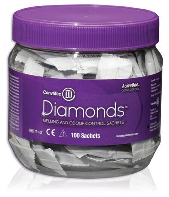 Sachês de perfume Diamonds Gel 100 unidades Sachês de perfume Diamonds Gel 100 unidades