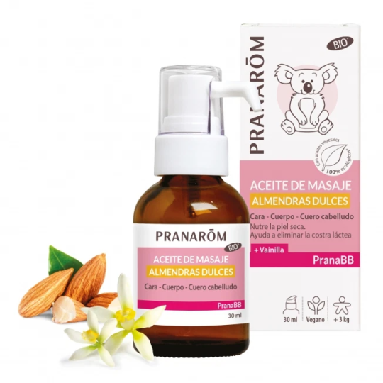 Óleo de massagem orgânico de amêndoas doces 30 ml Óleo de massagem orgânico de amêndoas doces 30 ml
